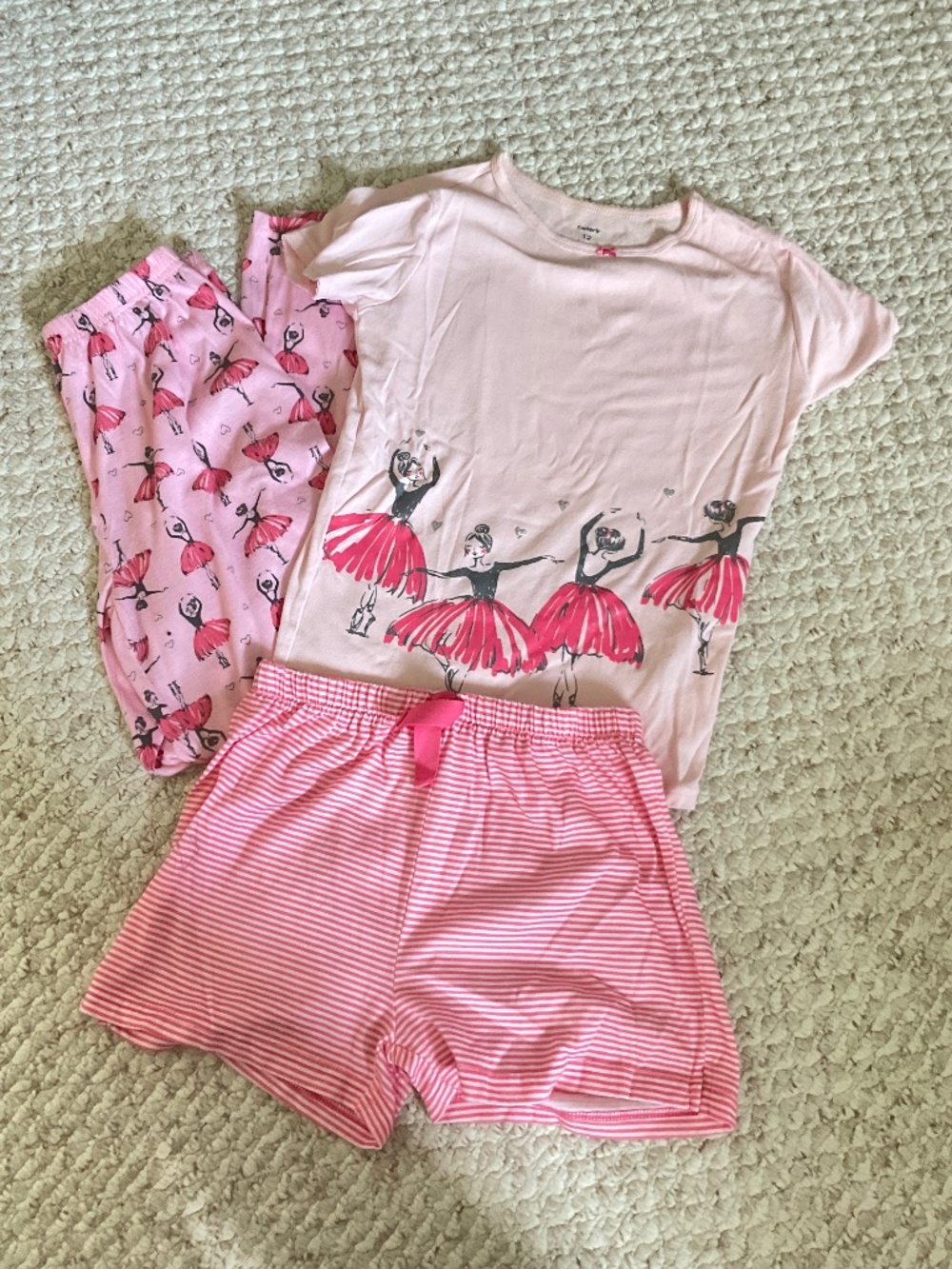CARTER’S 3 piece pajama set BALLET
